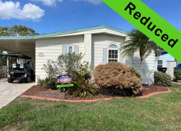 Venice, FL Mobile Home for Sale located at 1243 N Indies Circle Bay Indies